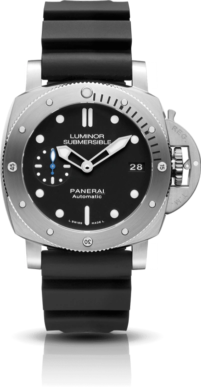 Panerai,Submersible 42mm,42mm,Stainless Steel,Black,Automatic,Date,72hours,PAM00682