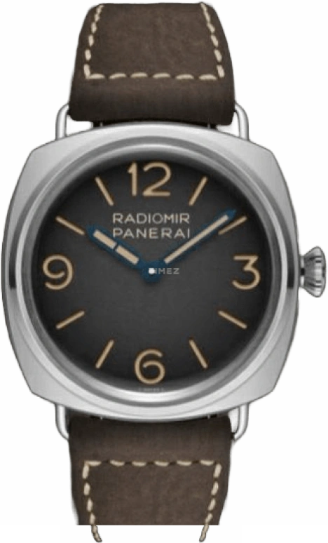 Panerai,Radiomir 47mm,47mm,Stainless Steel,Grey,Handwound,Day,72hours,PAM01334