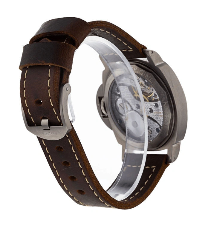 Panerai,Luminor 44mm,44mm,Titanium,Brown,Handwound,56hours,In-house Caliber,PAM00118