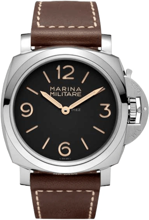 Panerai,Luminor 1950 47mm,47mm,Stainless Steel,Black,Handwound,Day,72hours,PAM00673