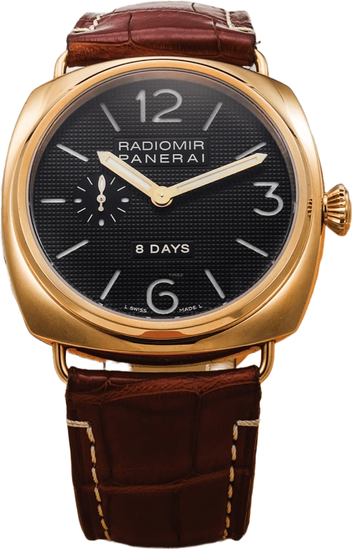 Panerai,Radiomir 45mm,45mm,Pink Gold,Black,Handwound,Power Reserve Indicator,192hours,PAM00197