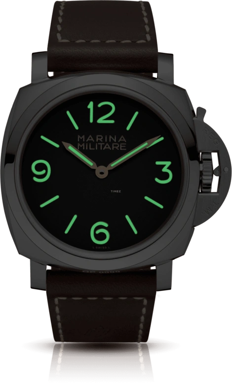 Panerai,Luminor 1950 47mm,47mm,Stainless Steel,Black,Handwound,Day,72hours,PAM00673