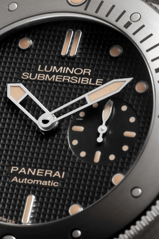 Panerai,Submersible 44mm,44mm,Stainless Steel,Black,Automatic,Day,72hours,PAM00569