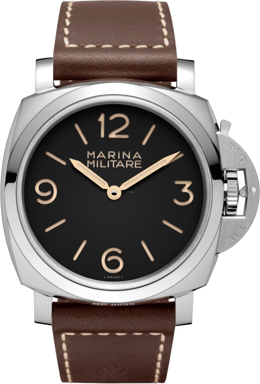 Panerai,Luminor 1950 47mm,47mm,Stainless Steel,Black,Handwound,Day,72hours,PAM00673