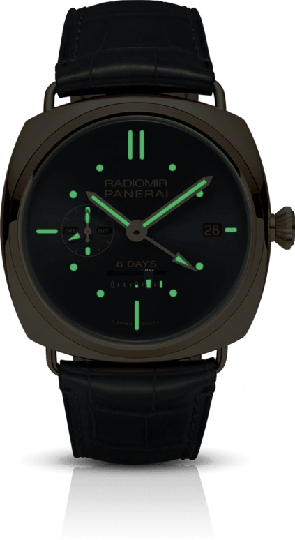 Panerai,Radiomir 45mm,45mm,Pink Gold,Blue,Handwound,Date,Power Reserve Indicator,PAM00538