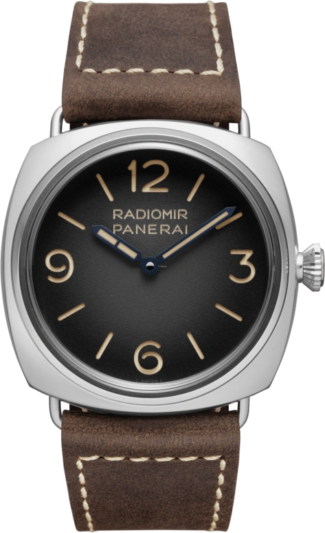 Panerai,Radiomir 47mm,47mm,Stainless Steel,Grey,Handwound,Day,72hours,PAM01334