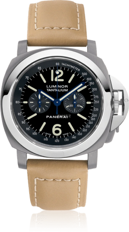 Panerai,Luminor 44mm,44mm,Titanium,Tantalum,Black,Handwound,Chronograph,48hours,PAM00192