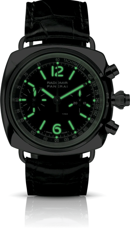 Panerai,Radiomir 40mm,40mm,Stainless Steel,Black,Handwound,Chronograph,49hours,PAM00047