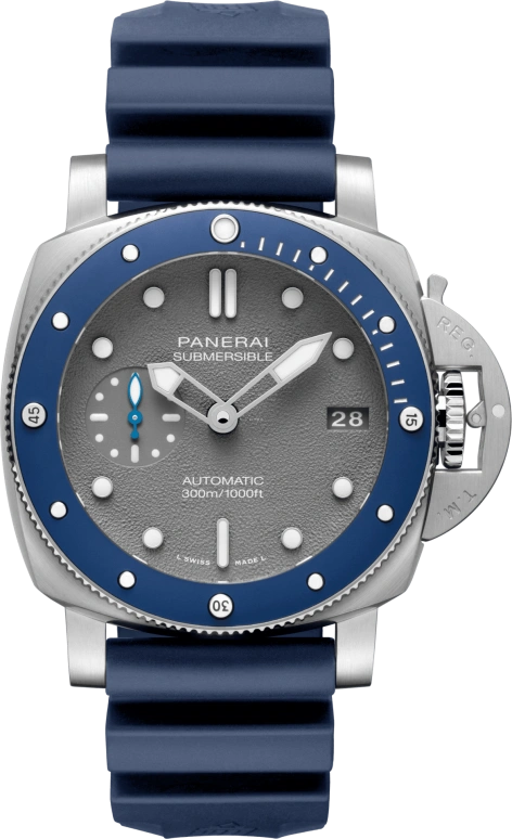 Panerai,Submersible 42mm,42mm,Ceramic,Stainless Steel,Grey,Automatic,Date,72hours,PAM00959