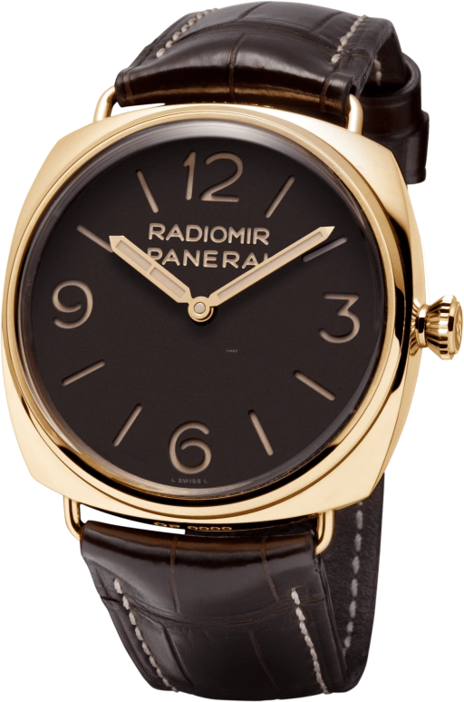 Panerai,Radiomir 47mm,47mm,Pink Gold,Brown,Handwound,Day,72hours,PAM00379