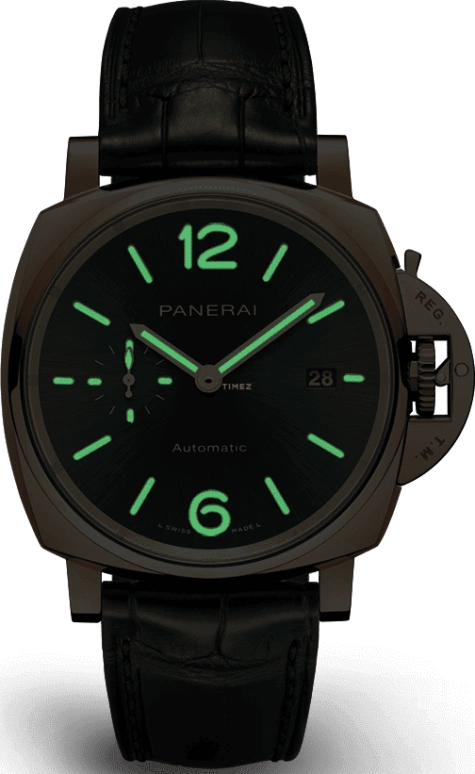 Panerai,Luminor Due 42mm,42mm,Goldtech,Black,Automatic,Date,72hours,PAM01041