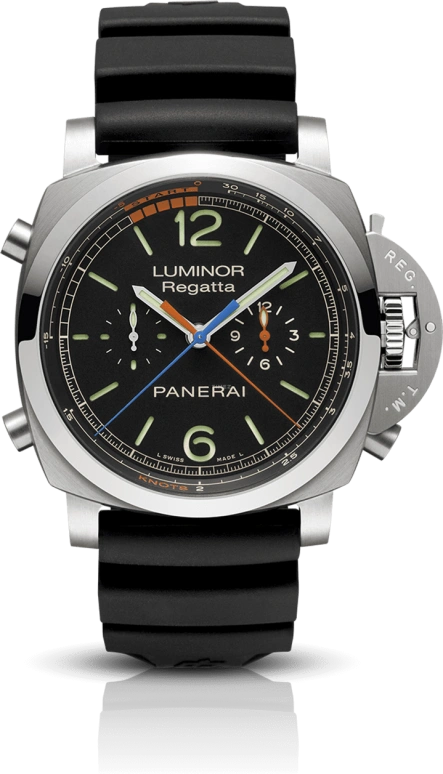 Panerai,Luminor 1950 47mm,47mm,Titanium,Black,Automatic,Chronograph,Flyback,Column Wheel,PAM00526