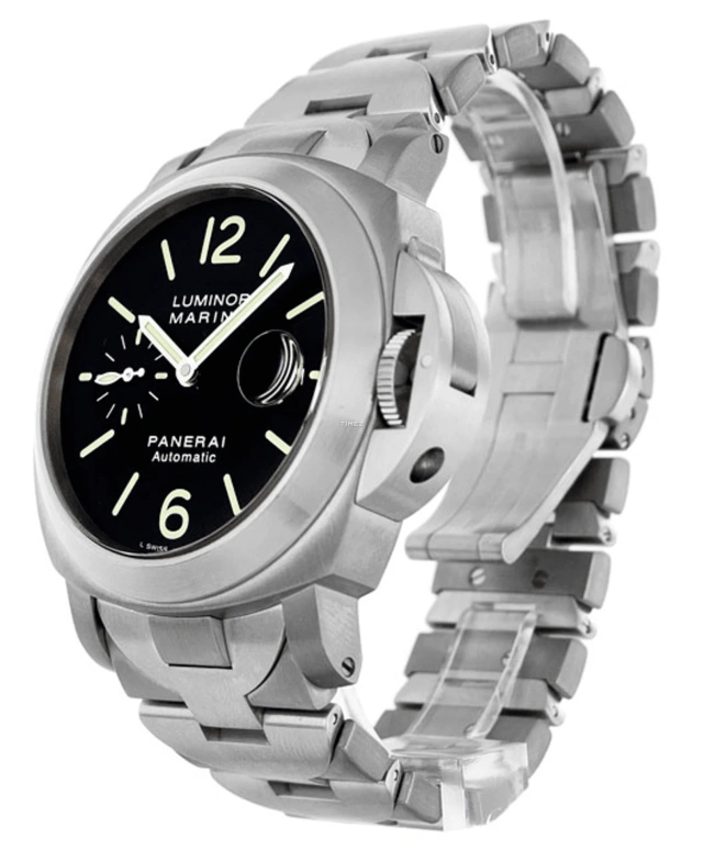 Panerai,Luminor 44mm,44mm,Titanium,Stainless Steel,Black,Automatic,Day,42hours,PAM00221