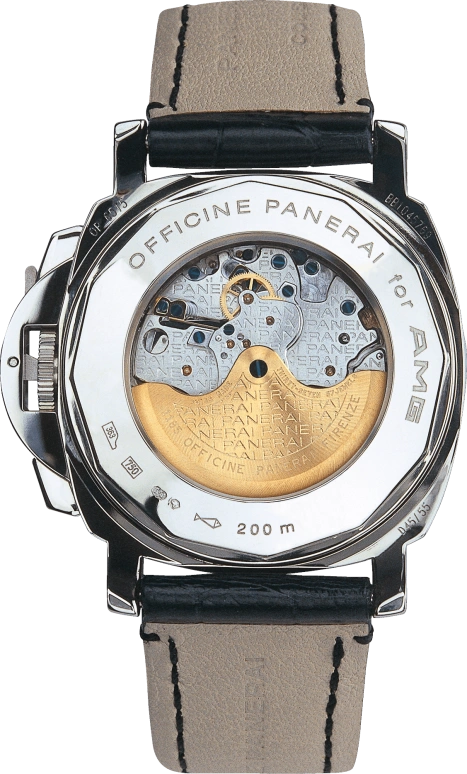 Panerai,Luminor 40mm,40mm,White Gold,Black,Automatic,Chronograph,Date,PAM00105