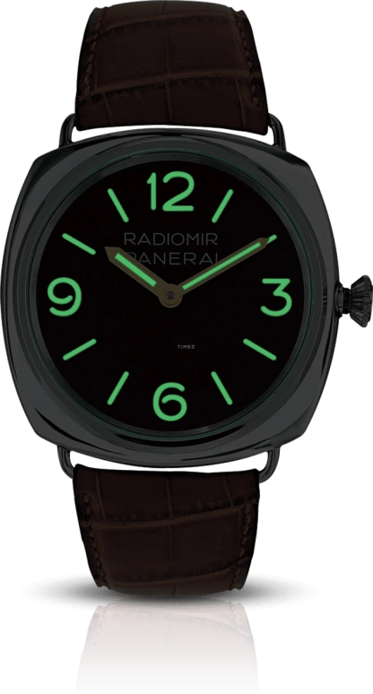 Panerai,Radiomir 47mm,47mm,Platinum,Brown,Handwound,41hours,Sapphire,PAM00021