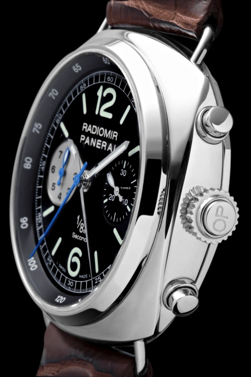 Panerai,Radiomir 45mm,45mm,Stainless Steel,Black,Automatic,Chronograph,Rattrapante,PAM00246