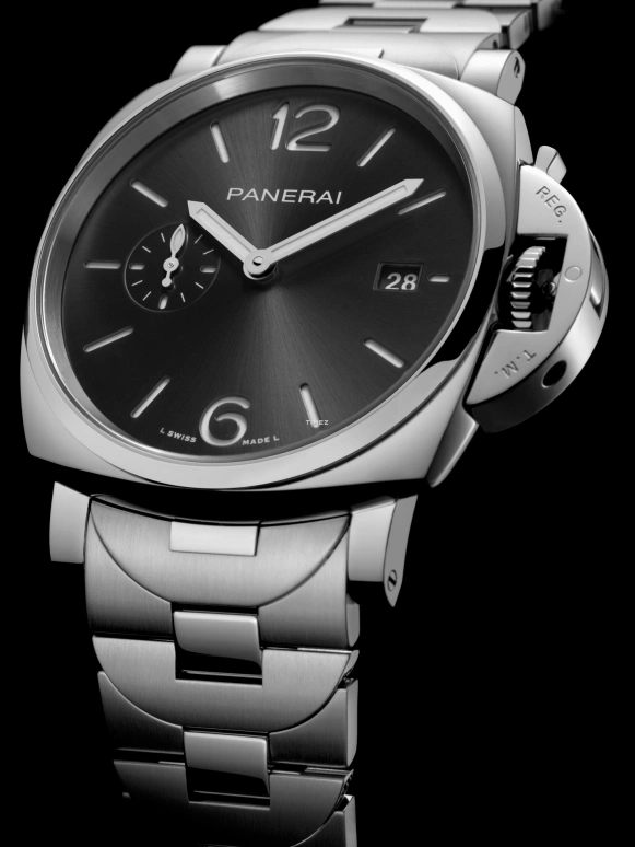 Panerai,Luminor Due 42mm,42mm,Stainless Steel,Smoky Gray,Automatic,Day,72hours,PAM01387