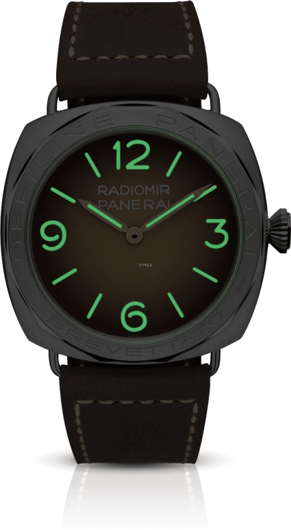 Panerai,Radiomir 47mm,47mm,Stainless Steel,Brown,Handwound,Day,72hours,PAM00687