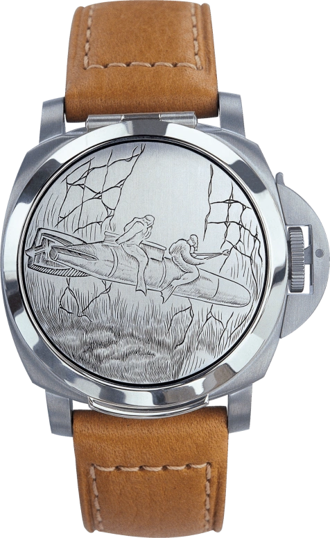 Panerai,Luminor 44mm,44mm,Titanium,Stainless Steel,Black,Automatic,Day,42hours,PAM00076