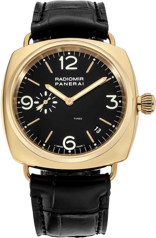 Panerai,Radiomir 40mm,40mm,Pink Gold,Black,Automatic,Day,55hours,PAM00103