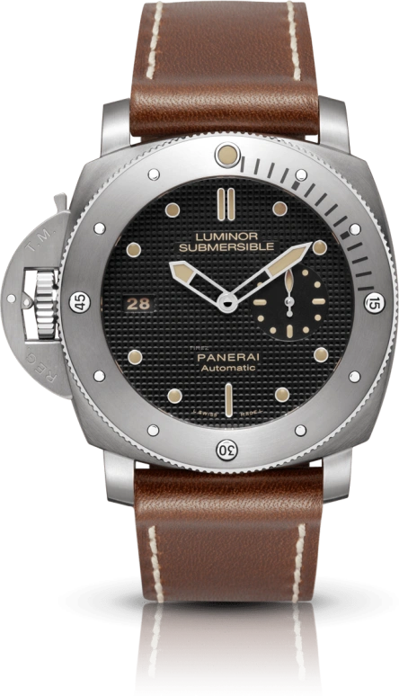 Panerai,Submersible 44mm,44mm,Stainless Steel,Black,Automatic,Day,72hours,PAM00569