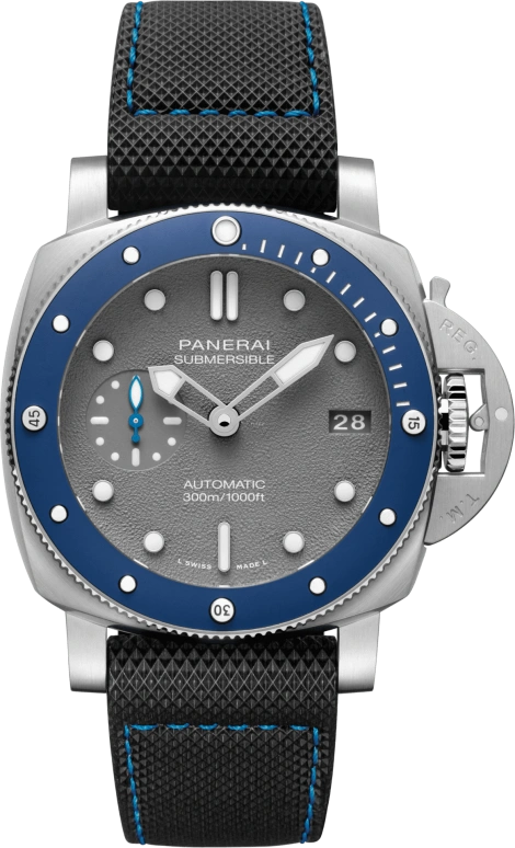 Panerai,Submersible 42mm,42mm,Ceramic,Stainless Steel,Grey,Automatic,Date,72hours,PAM00959