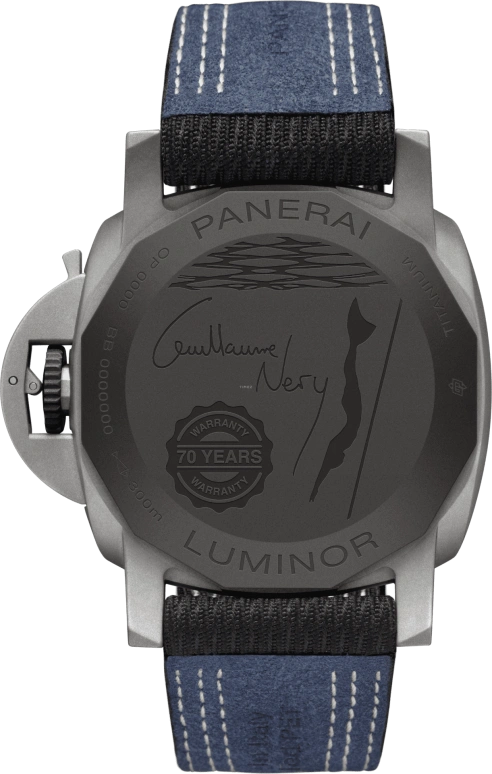 Panerai,Luminor 1950 44mm,44mm,Titanium,Black,Automatic,Day,72hours,PAM01122