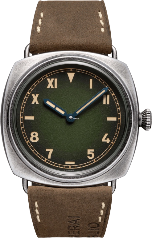 Panerai,Radiomir 45mm,45mm,eSteel™,Green,Handwound,192hours,In-house Caliber,PAM01349