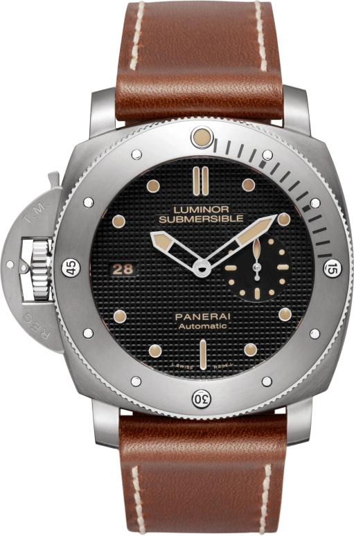 Panerai,Submersible 44mm,44mm,Stainless Steel,Black,Automatic,Day,72hours,PAM00569