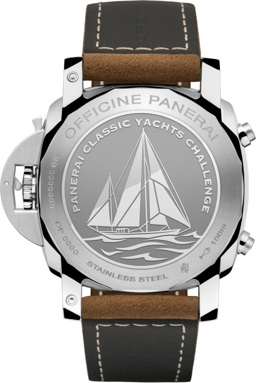Panerai,Luminor 1950 44mm,44mm,Stainless Steel,Black,Automatic,Chronograph,Date,Flyback,Column Wheel,72hours,In-house Caliber,PAM00653