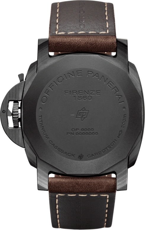 Panerai,Luminor 1950 44mm,44mm,Titanium,Carbon,Black,Automatic,Date,72hours,PAM00661