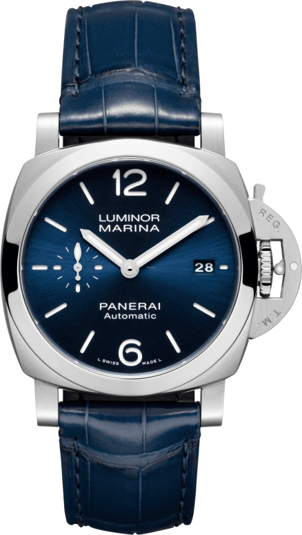 Panerai,Luminor 40mm,40mm,Stainless Steel,Blue,Automatic,Date,72hours,PAM01270