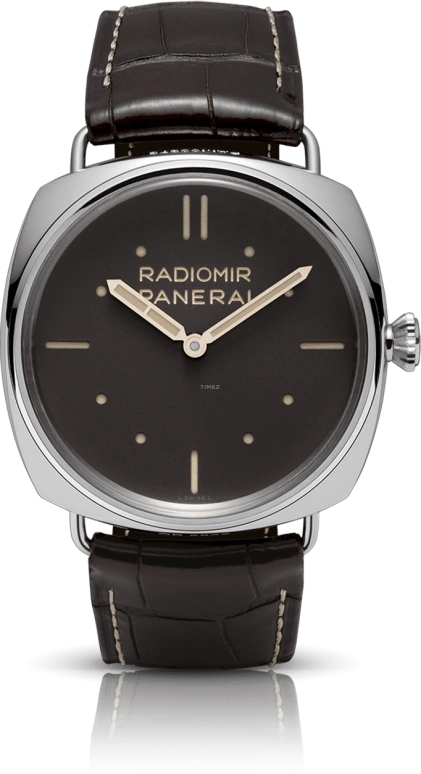 Panerai,Radiomir 47mm,47mm,Platinum,Brown,Handwound,72hours,In-house Caliber,PAM00373