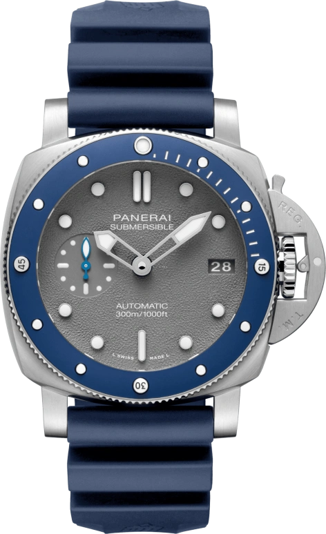 Panerai,Submersible 42mm,42mm,Ceramic,Stainless Steel,Grey,Automatic,Date,72hours,PAM00959