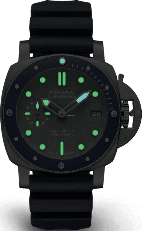 Panerai,Submersible 42mm,42mm,Ceramic,Stainless Steel,Grey,Automatic,Date,72hours,PAM00959