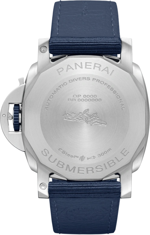 Panerai,Submersible 44mm,44mm,Ceramic,Stainless Steel,Blue,Automatic,Date,72hours,PAM01289