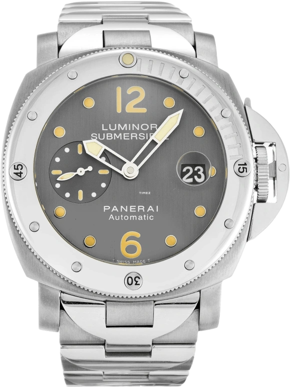 Panerai,Submersible 44mm,44mm,Titanium,Stainless Steel,Black,Automatic,Day,42hours,PAM00170