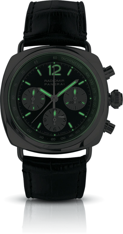 Panerai,Radiomir 42mm,42mm,Platinum,Dark Blue,Handwound,Chronograph,Rattrapante,PAM00158