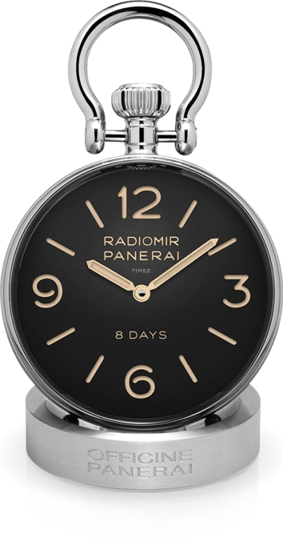 Panerai,Clocks & Instruments 65mm,65mm,Stainless Steel,Black,Handwound,192hours,In-house Caliber,PAM00581