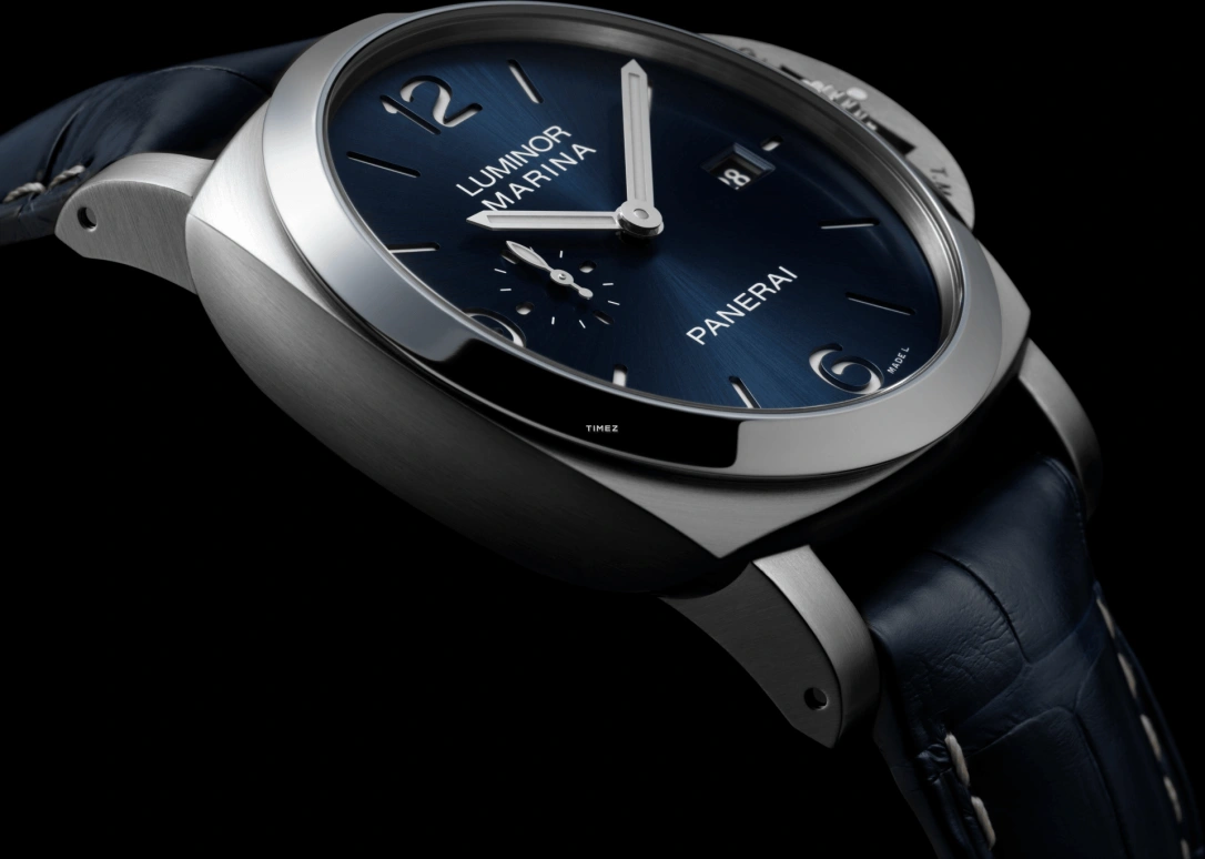 Panerai,Luminor 44mm,44mm,Stainless Steel,Blue,Automatic,Day,72hours,PAM03313