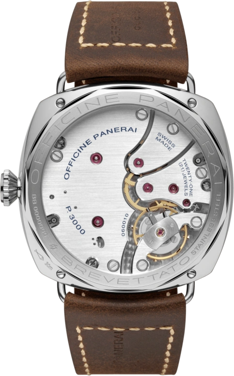 Panerai,Radiomir 47mm,47mm,Stainless Steel,Brown,Handwound,Day,72hours,PAM00687