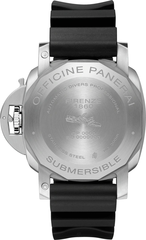 Panerai,Submersible 42mm,42mm,Stainless Steel,Black,Automatic,Day,72hours,PAM00973