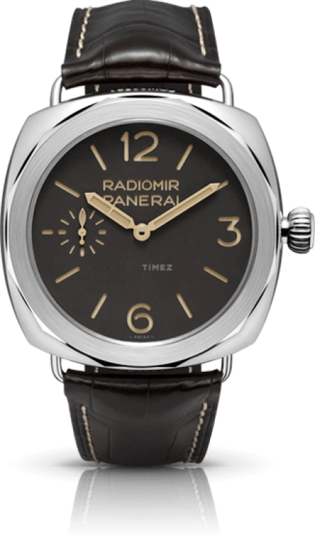 Panerai,Radiomir 47mm,47mm,Platinum,Brown,Handwound,55hours,In-house Caliber,PAM00521