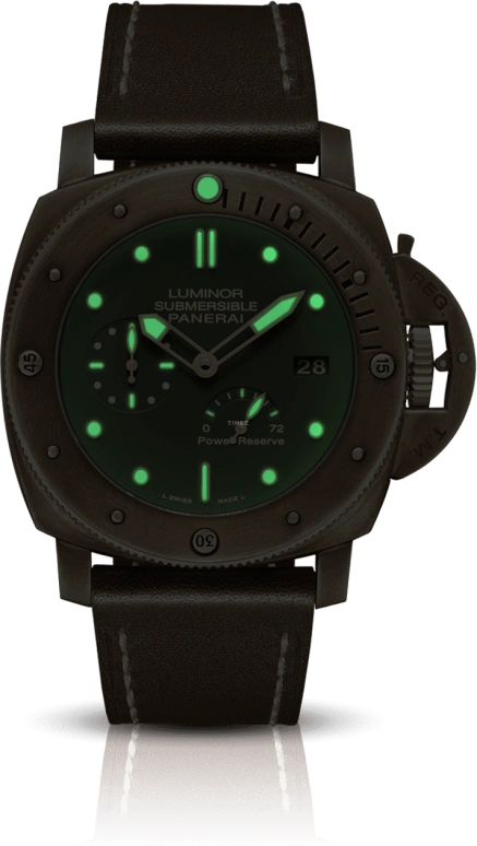 Panerai,Submersible 47mm,47mm,Titanium,Bronze,Green,Automatic,Day,Power Reserve Indicator,PAM00507