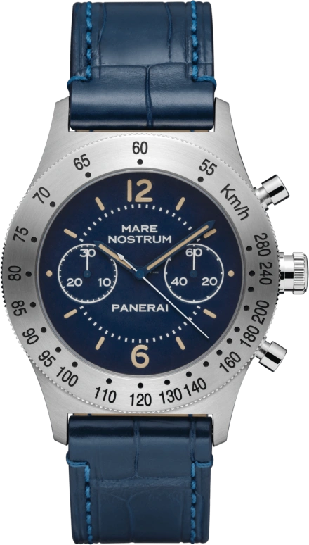 Panerai,Mare Nostrum 42mm,42mm,Stainless Steel,Blue,Handwound,Chronograph,42hours,PAM00716