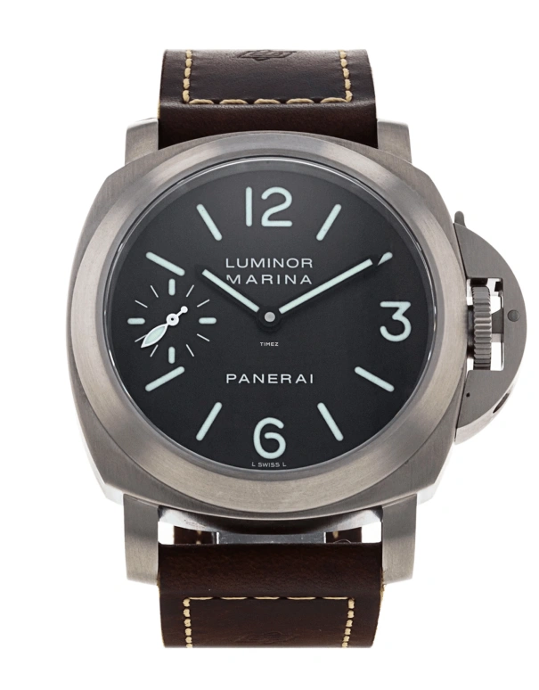 Panerai,Luminor 44mm,44mm,Titanium,Brown,Handwound,56hours,In-house Caliber,PAM00118