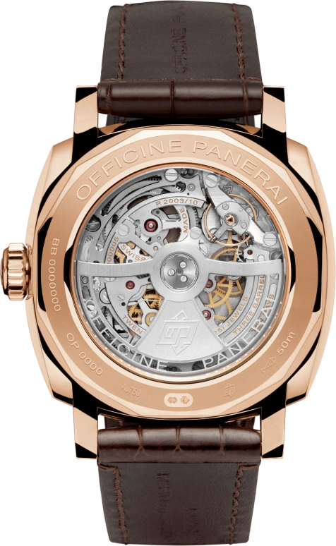 Panerai,Radiomir 1940 47mm,47mm,Goldtech,Brown,Automatic,Day,Power Reserve Indicator,Dule Time,PAM00624