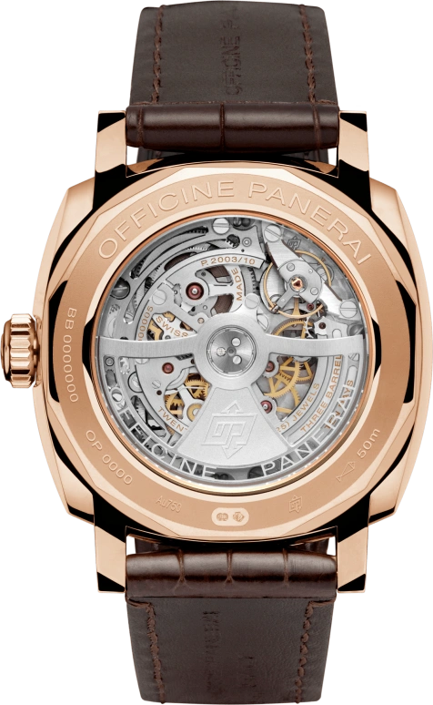 Panerai,Radiomir 1940 47mm,47mm,Goldtech,Brown,Automatic,Day,Power Reserve Indicator,Dule Time,PAM00624