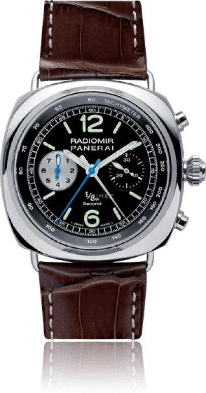 Panerai,Radiomir 45mm,45mm,Stainless Steel,Black,Automatic,Chronograph,Rattrapante,PAM00246