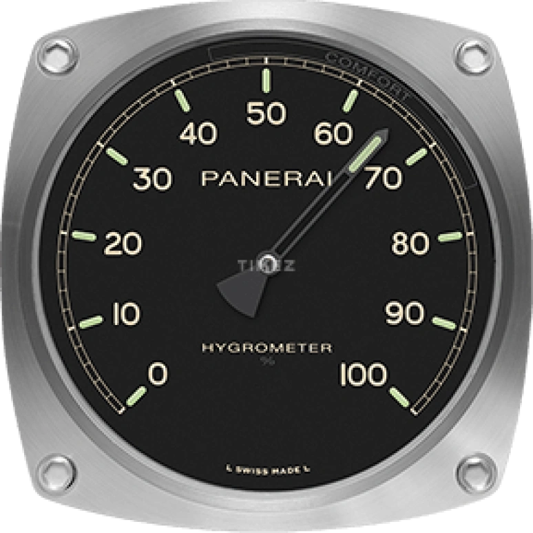 Panerai,Clocks & Instruments 200mm,200mm,Stainless Steel,Black,Mineral,Cushion,PAM00584